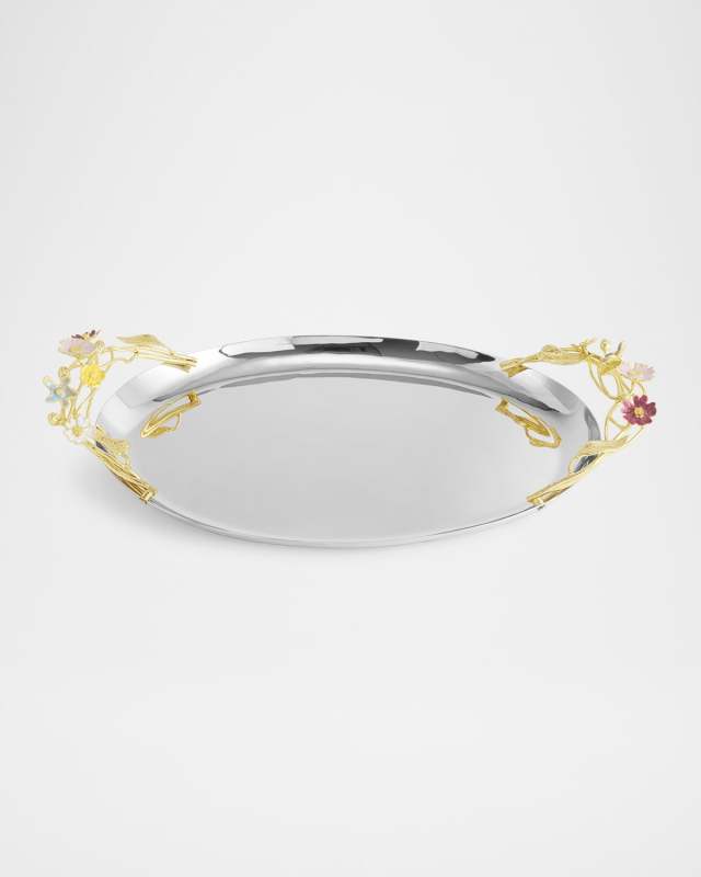 Wildflowers Oval Tray